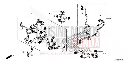 FAISCEAU SECONDAIRE GL1800J de 2018